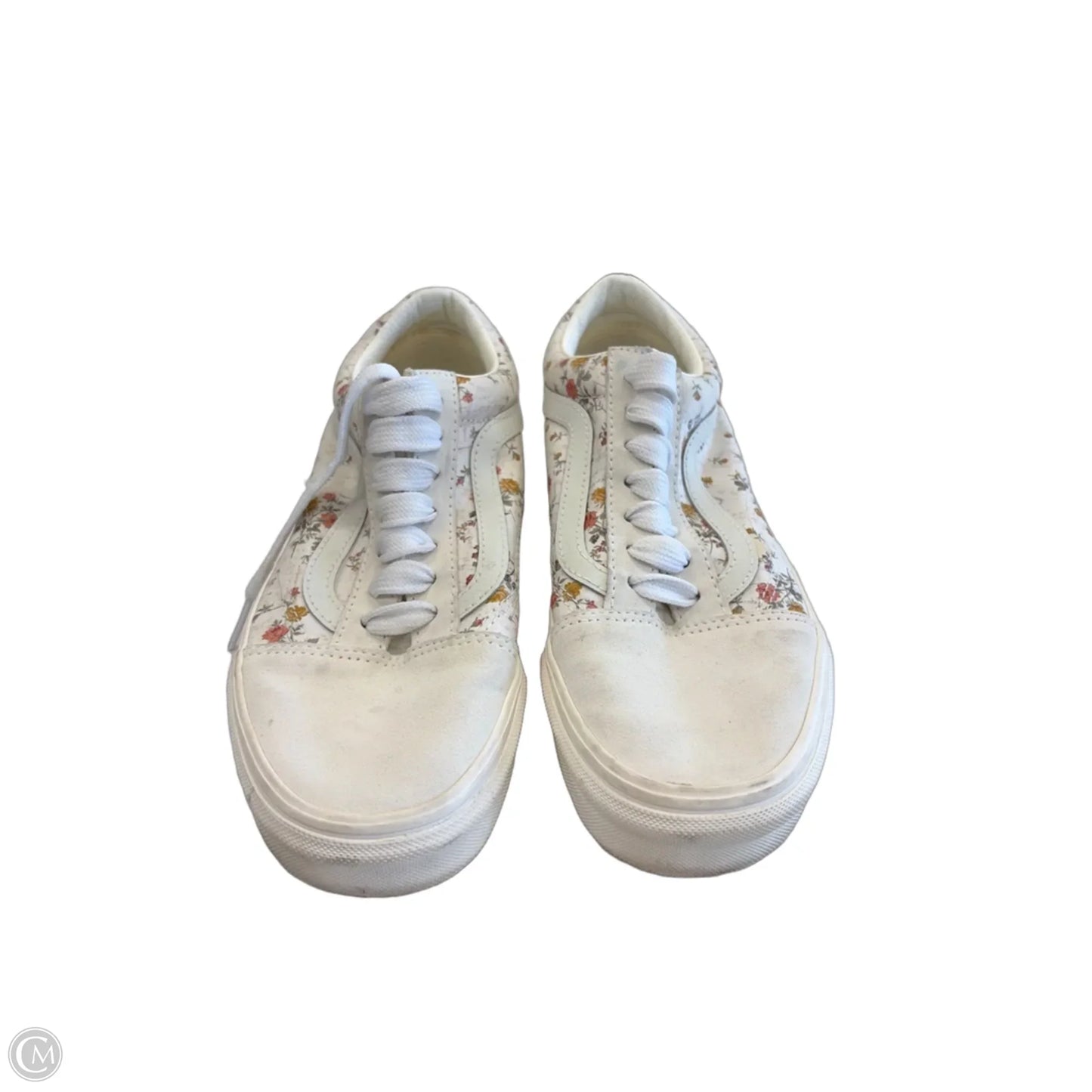 Shoes Sneakers By Vans In White, Size: 7.5
