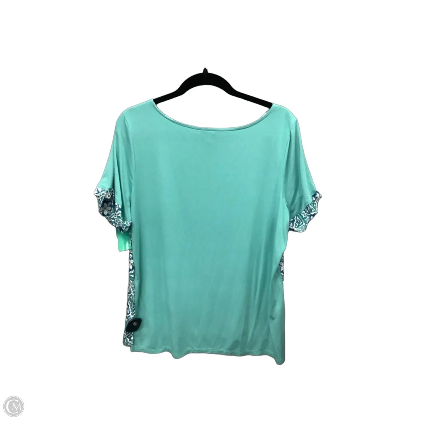 Top Short Sleeve By Limited In Teal, Size: Xl
