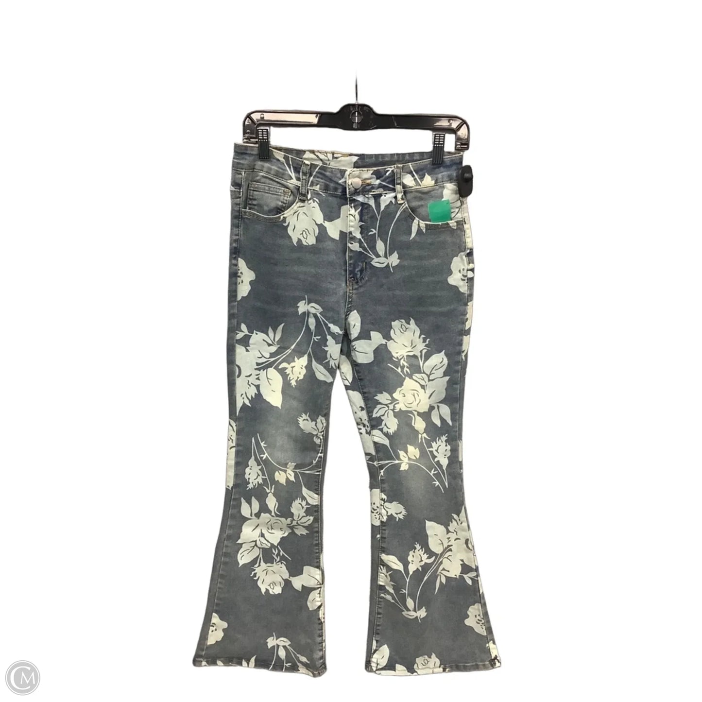 Jeans Flared By Clothes Mentor In Blue Denim, Size: 8