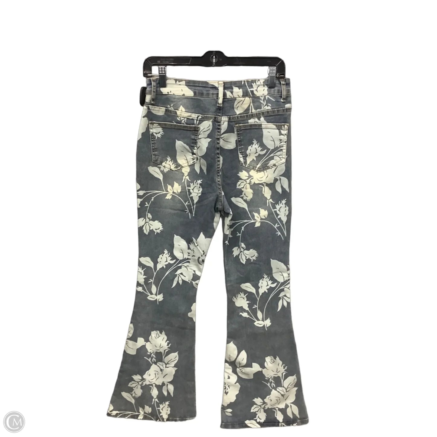 Jeans Flared By Clothes Mentor In Blue Denim, Size: 8