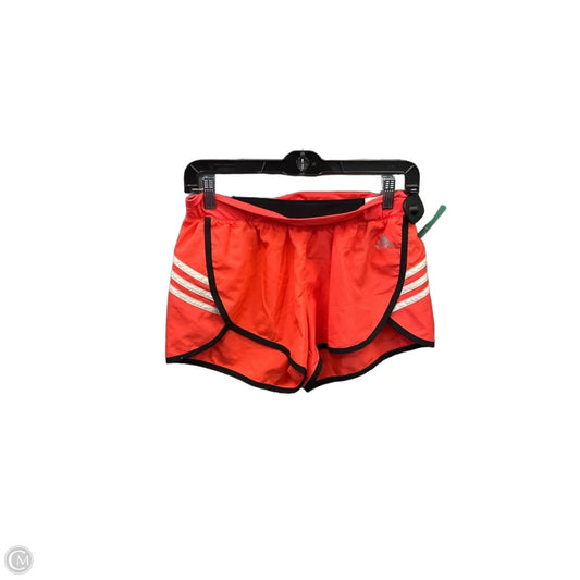 Athletic Shorts By Adidas In Orange, Size: S