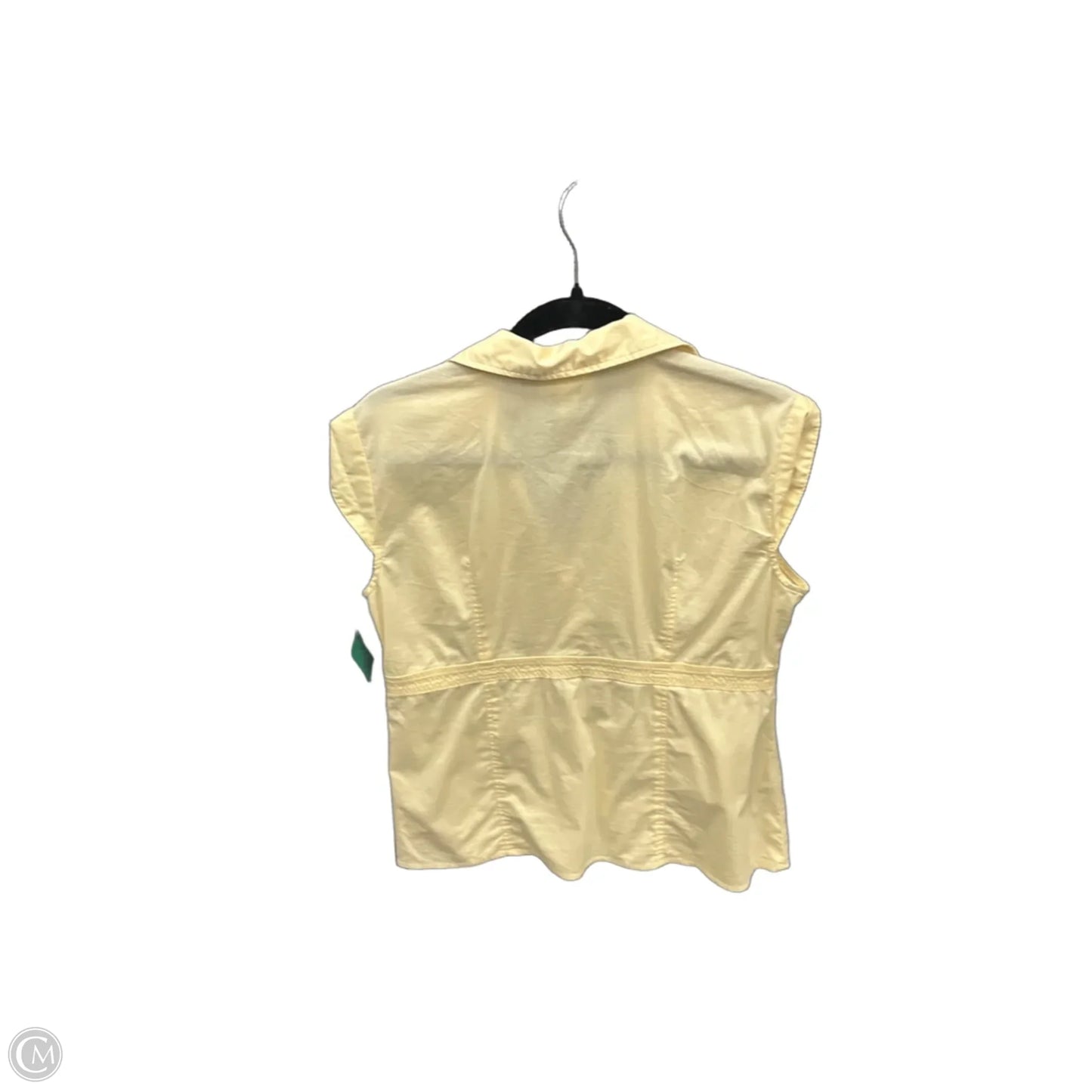 Top Sleeveless By Dressbarn In Yellow, Size: M