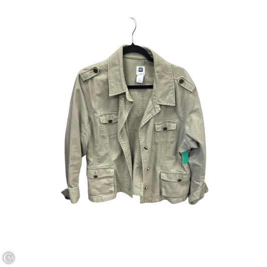 Jacket Utility By Gap In Green, Size: Xxl