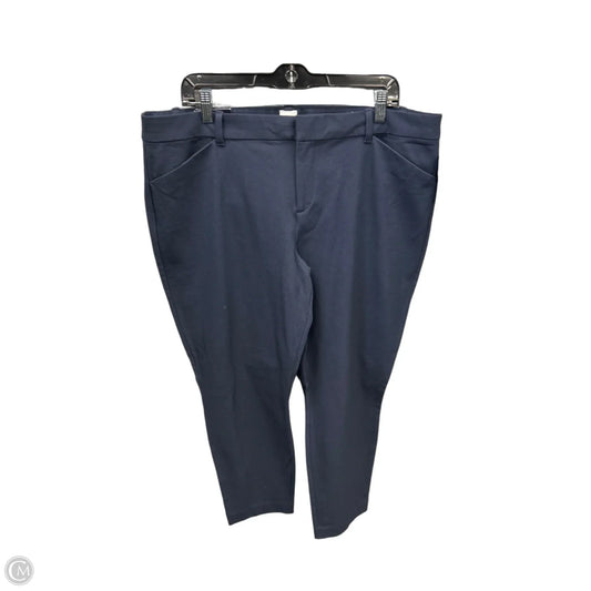 Pants Dress By Gap In Navy, Size: 18