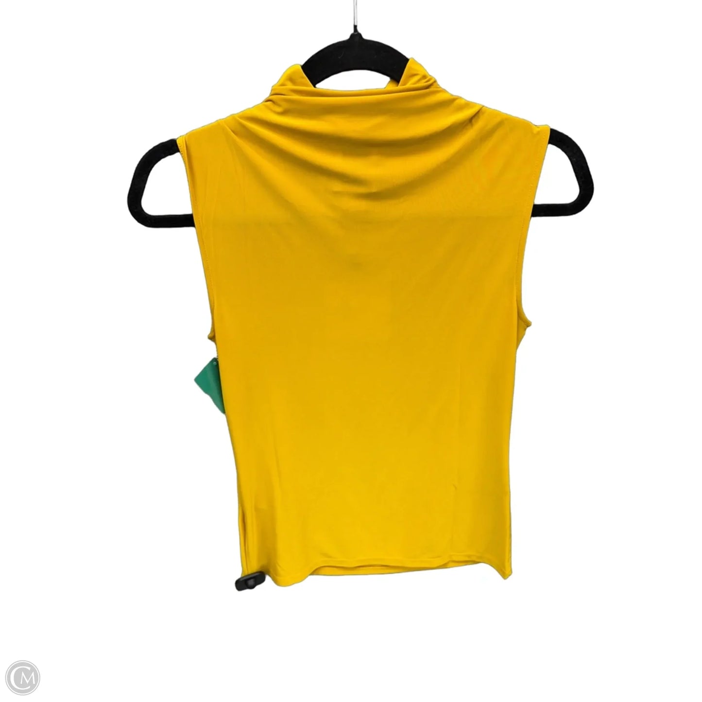 Top Sleeveless By Calvin Klein In Yellow, Size: Xs
