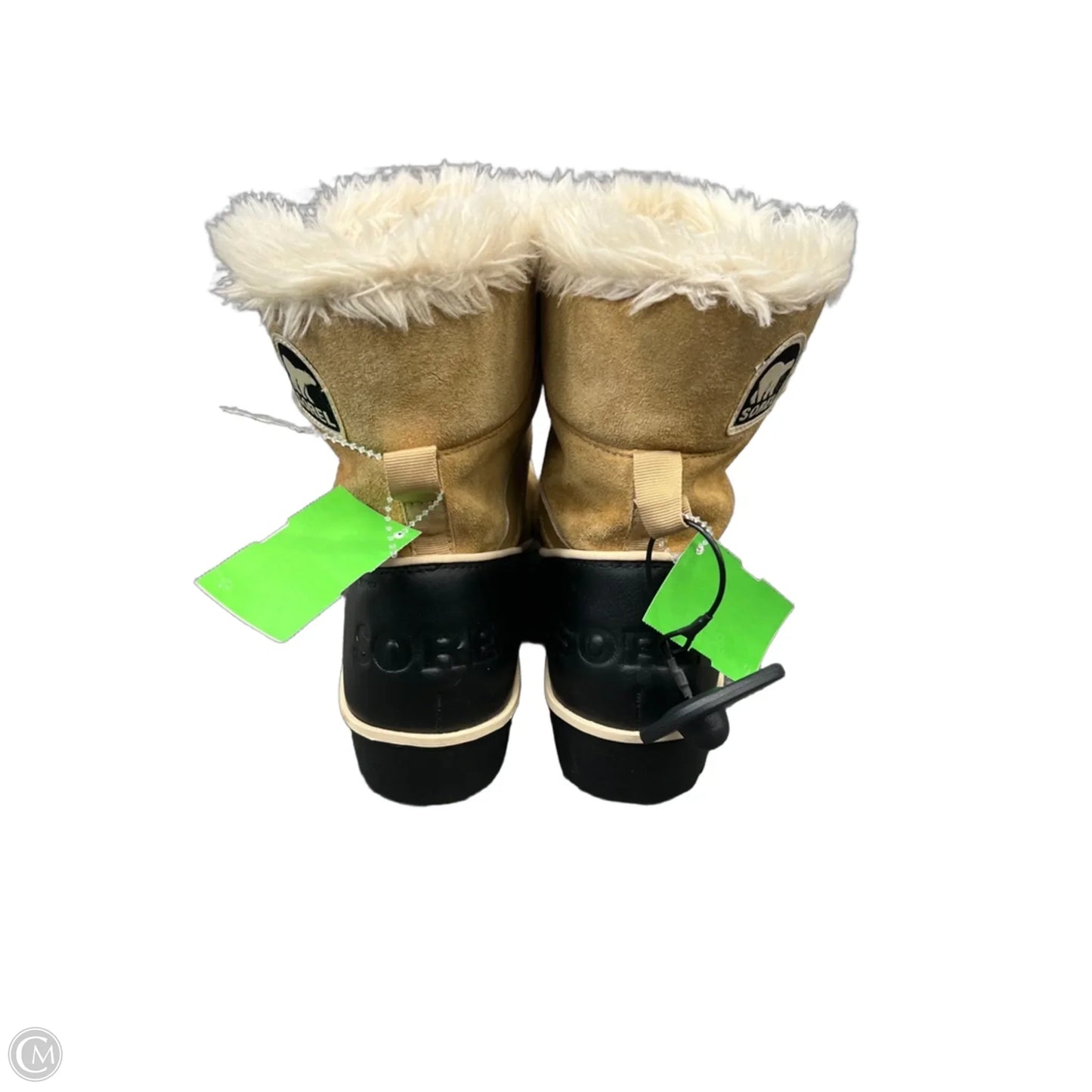 Boots Snow By Sorel In Black & Brown, Size: 7.5