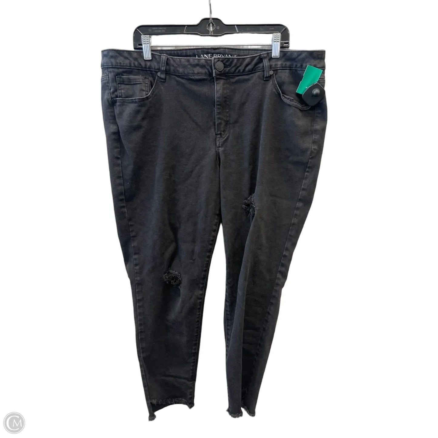 Jeans Skinny By Lane Bryant In Black Denim, Size: 20