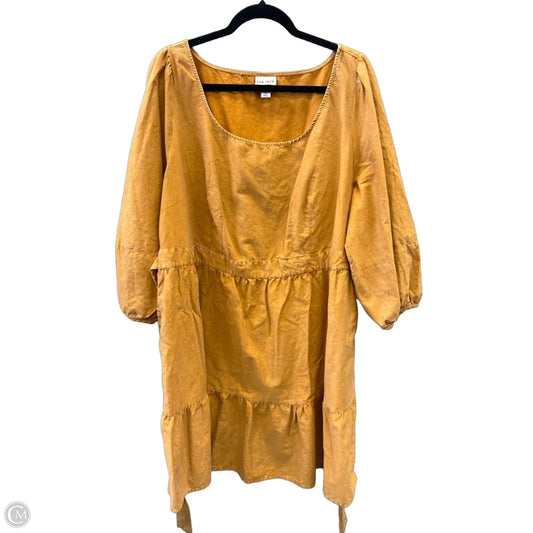 Dress Casual Midi By Ava & Viv In Orange, Size: 1x