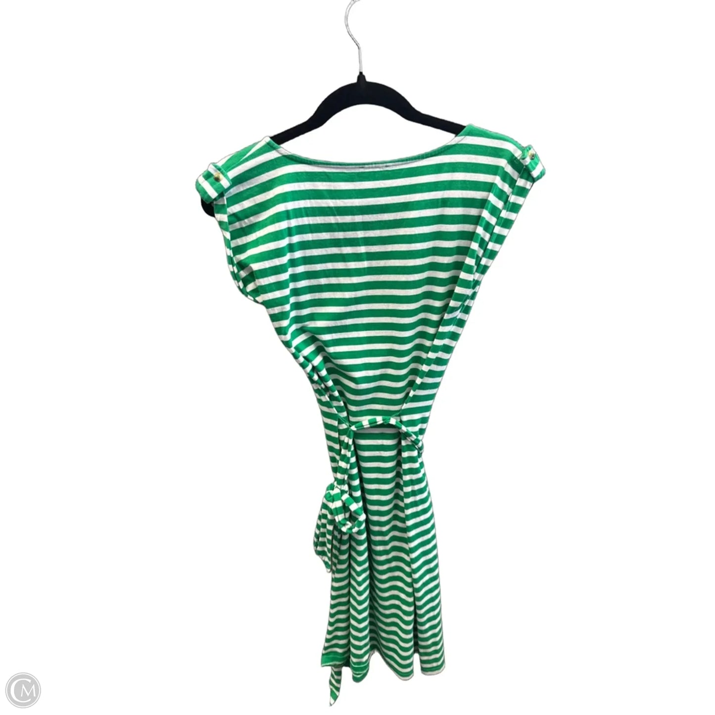 Dress Casual Midi By Talbots In Striped Pattern, Size: S