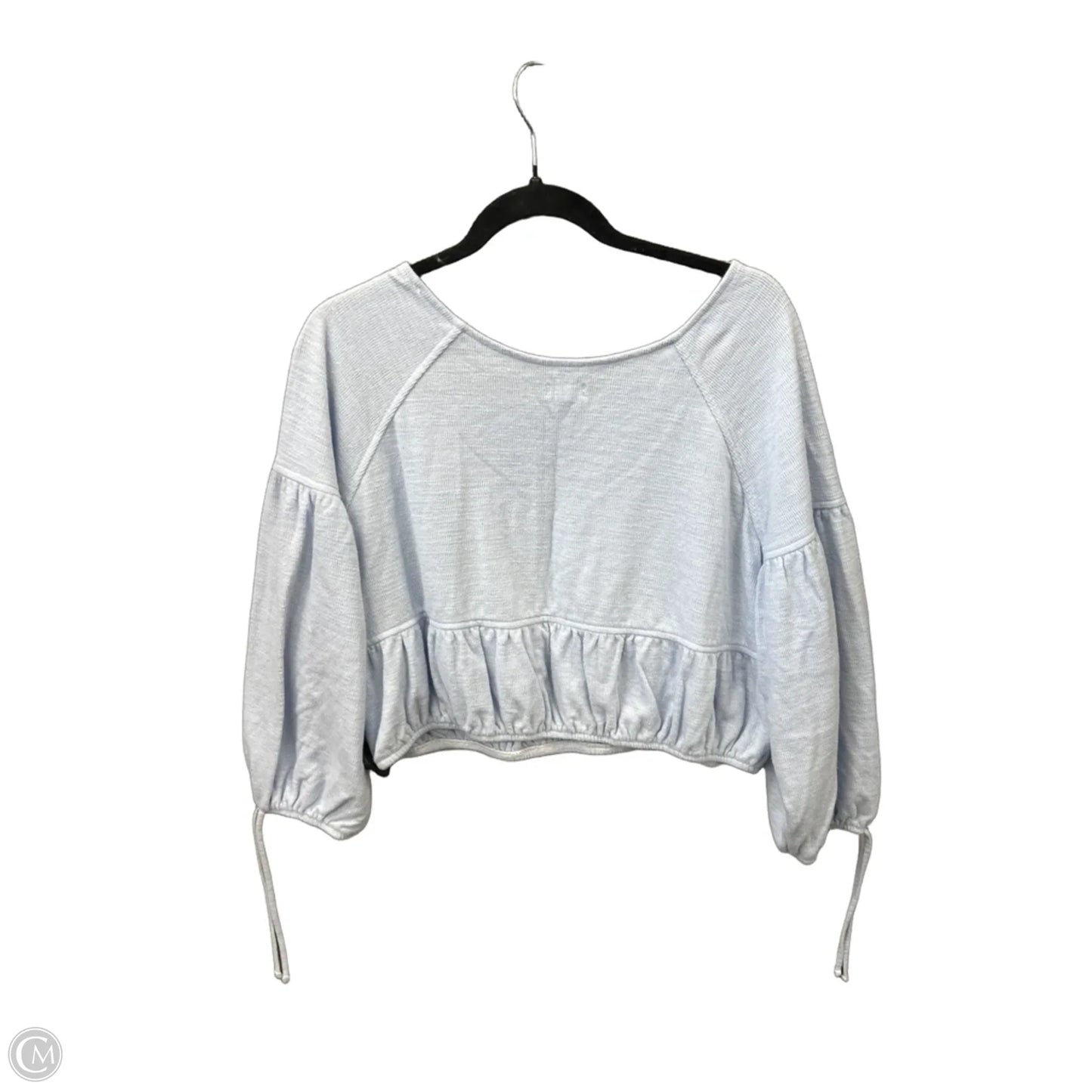 Top Long Sleeve By Aerie In Blue, Size: M
