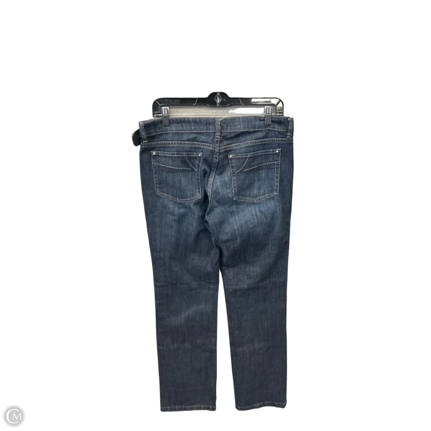 Jeans Straight By White House Black Market In Blue Denim, Size: 8