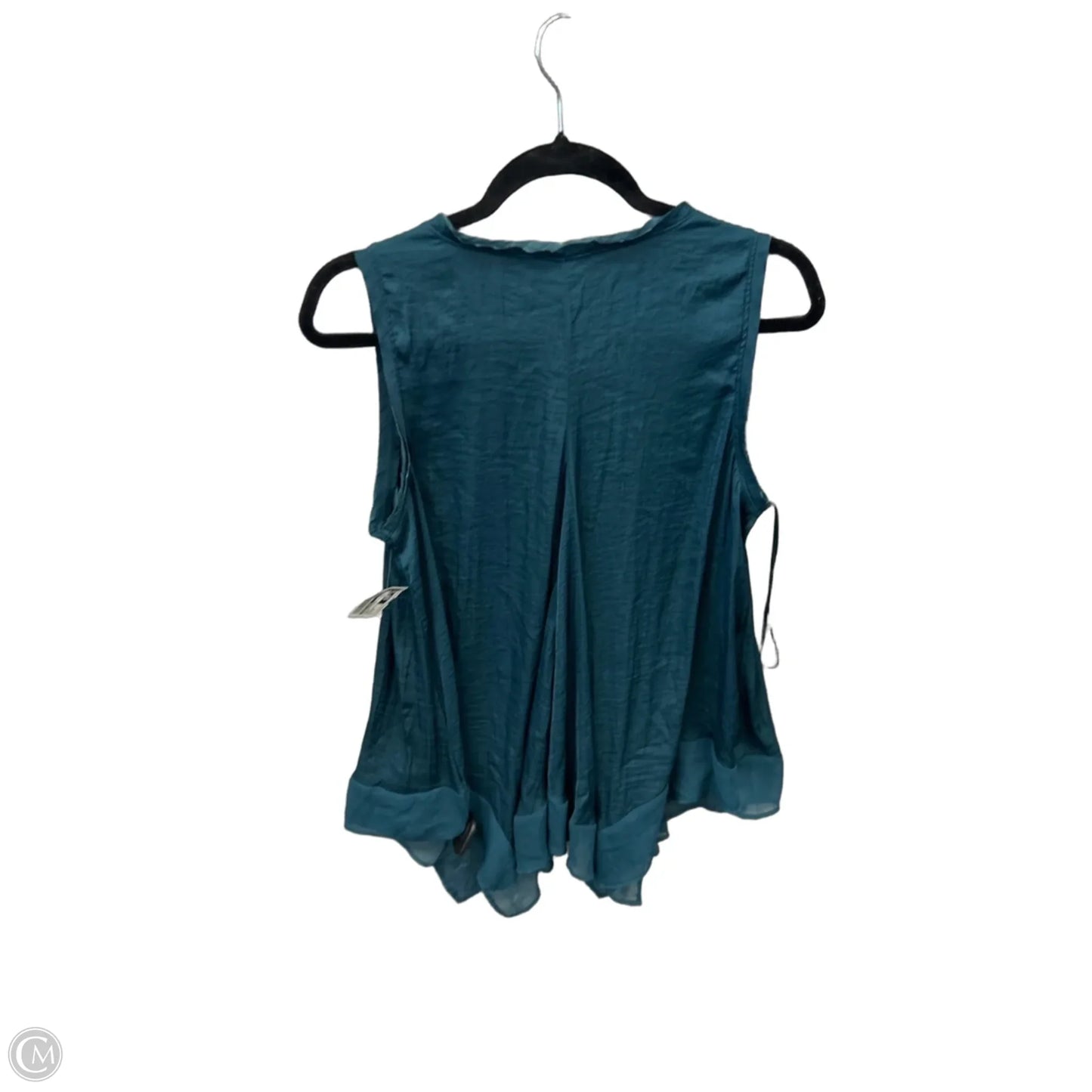 Top Sleeveless By Simply Vera In Green, Size: M