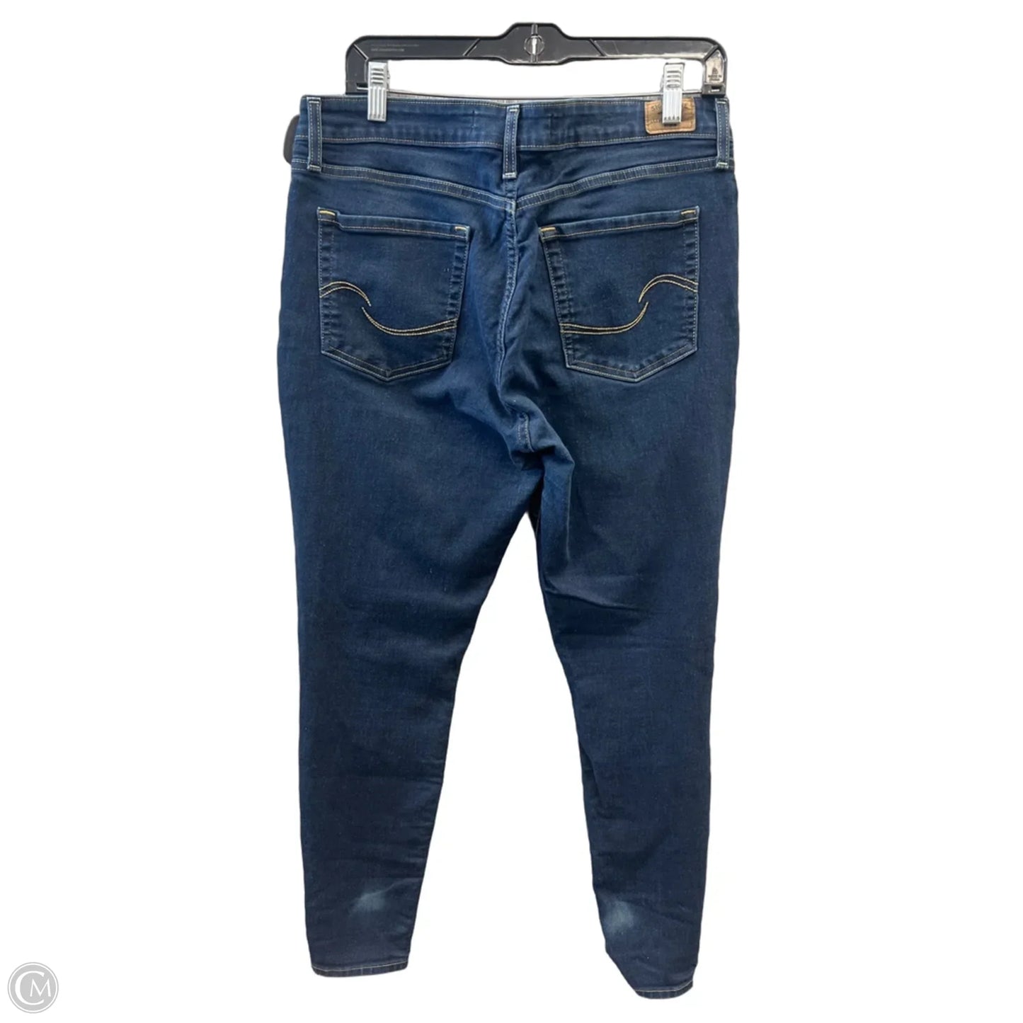 Jeans Skinny By Levis Signature In Blue Denim, Size: 14