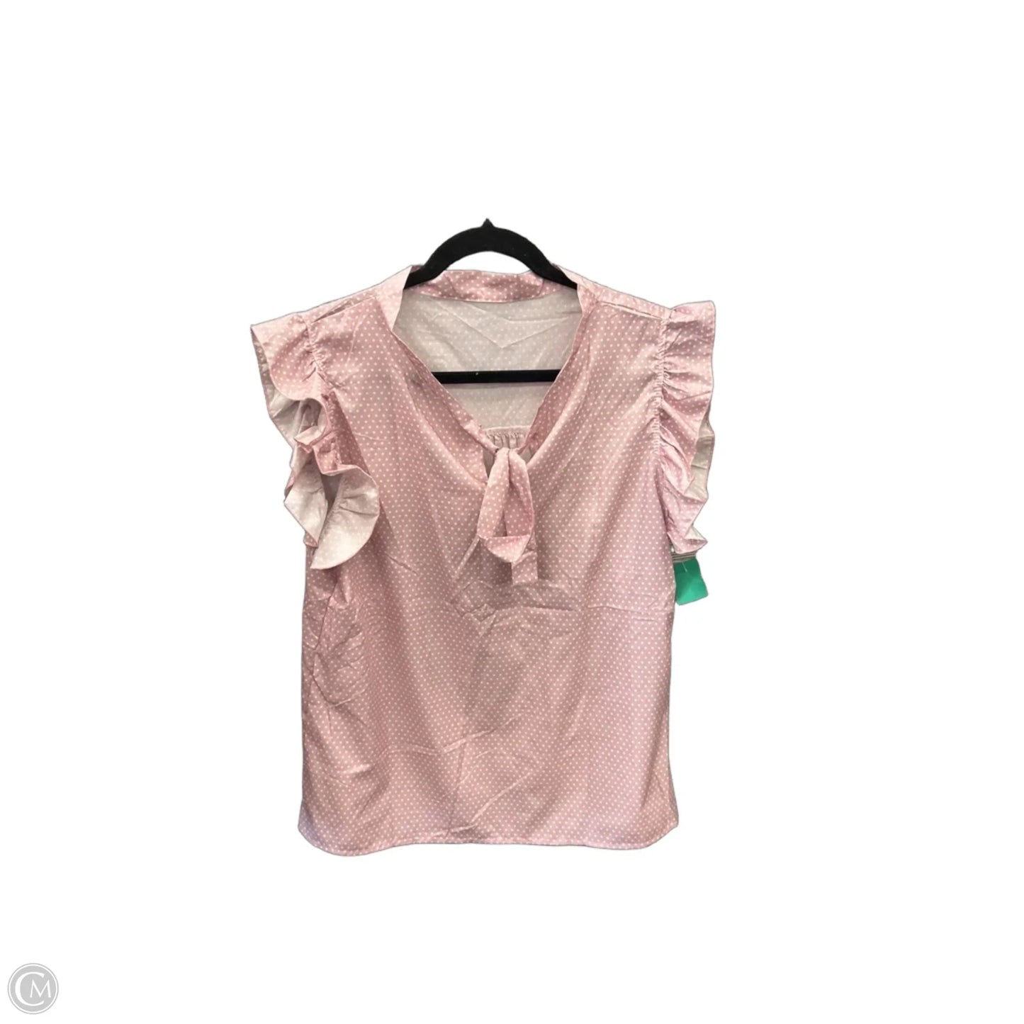 Top Short Sleeve By Clothes Mentor In Polkadot Pattern, Size: 2x