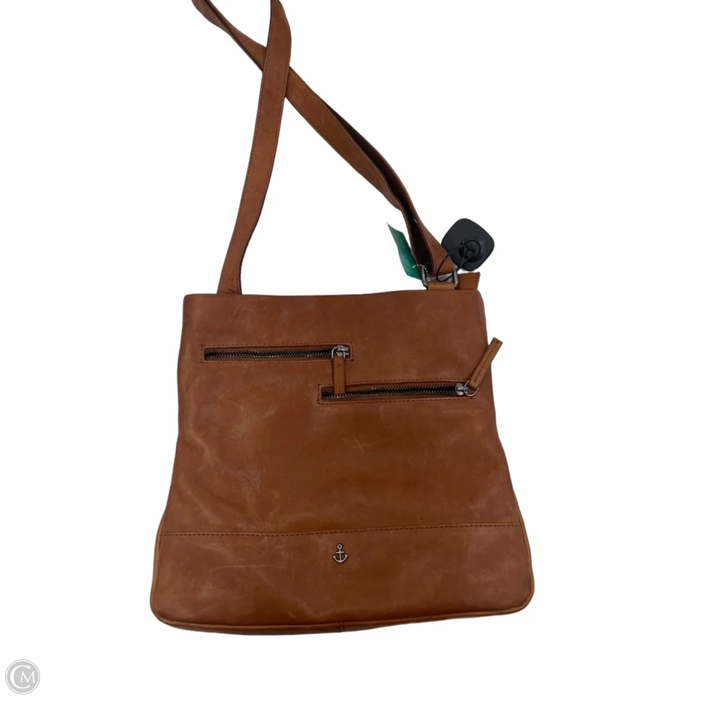 Crossbody Leather By Clothes Mentor, Size: Medium
