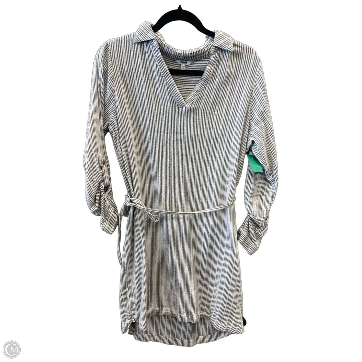 Dress Casual Midi By Sonoma In Striped Pattern, Size: S