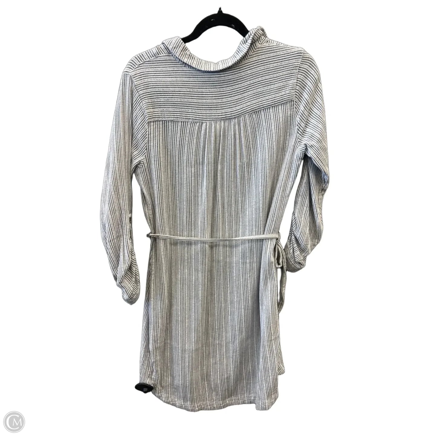 Dress Casual Midi By Sonoma In Striped Pattern, Size: S
