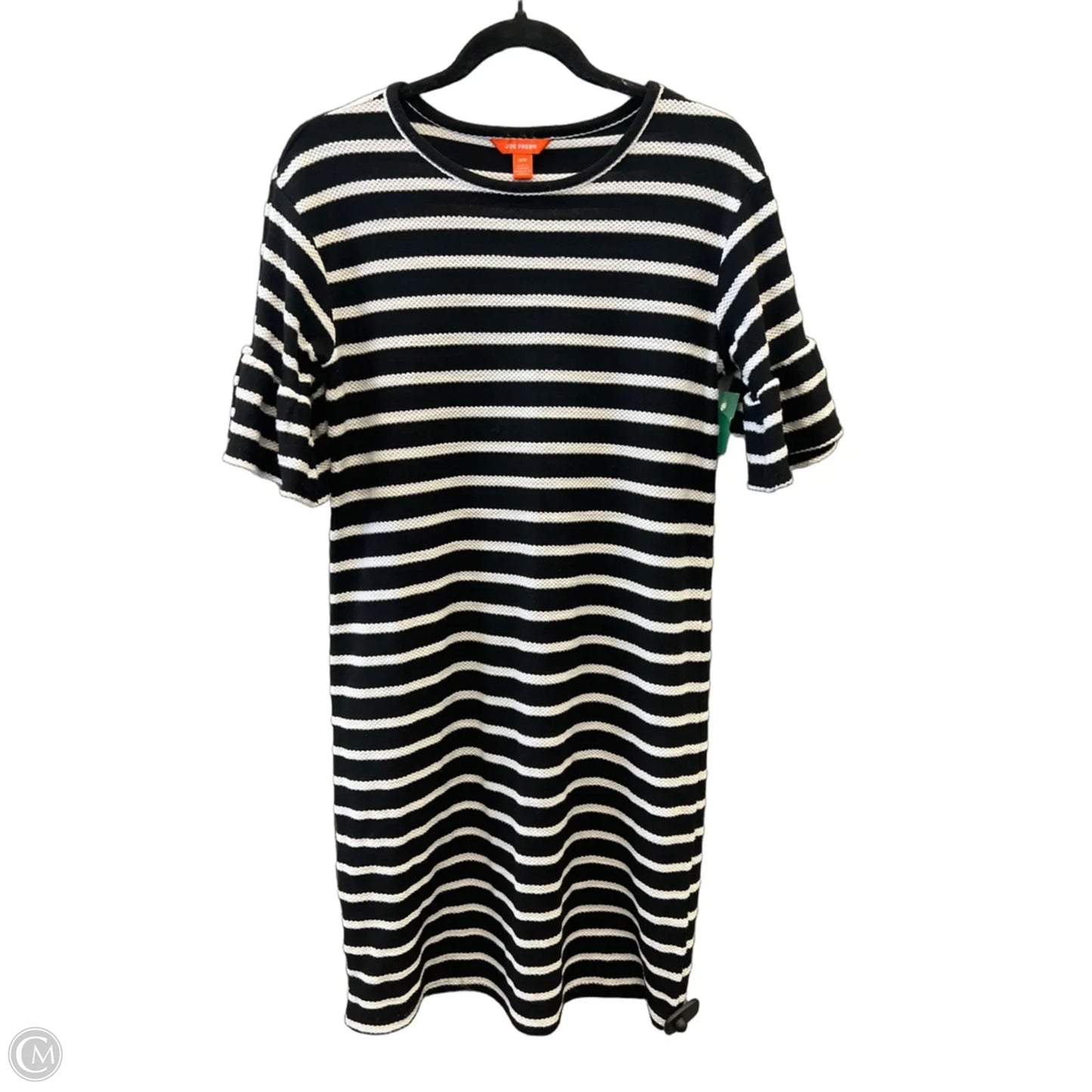 Dress Casual Midi By Joe Fresh In Striped Pattern, Size: M