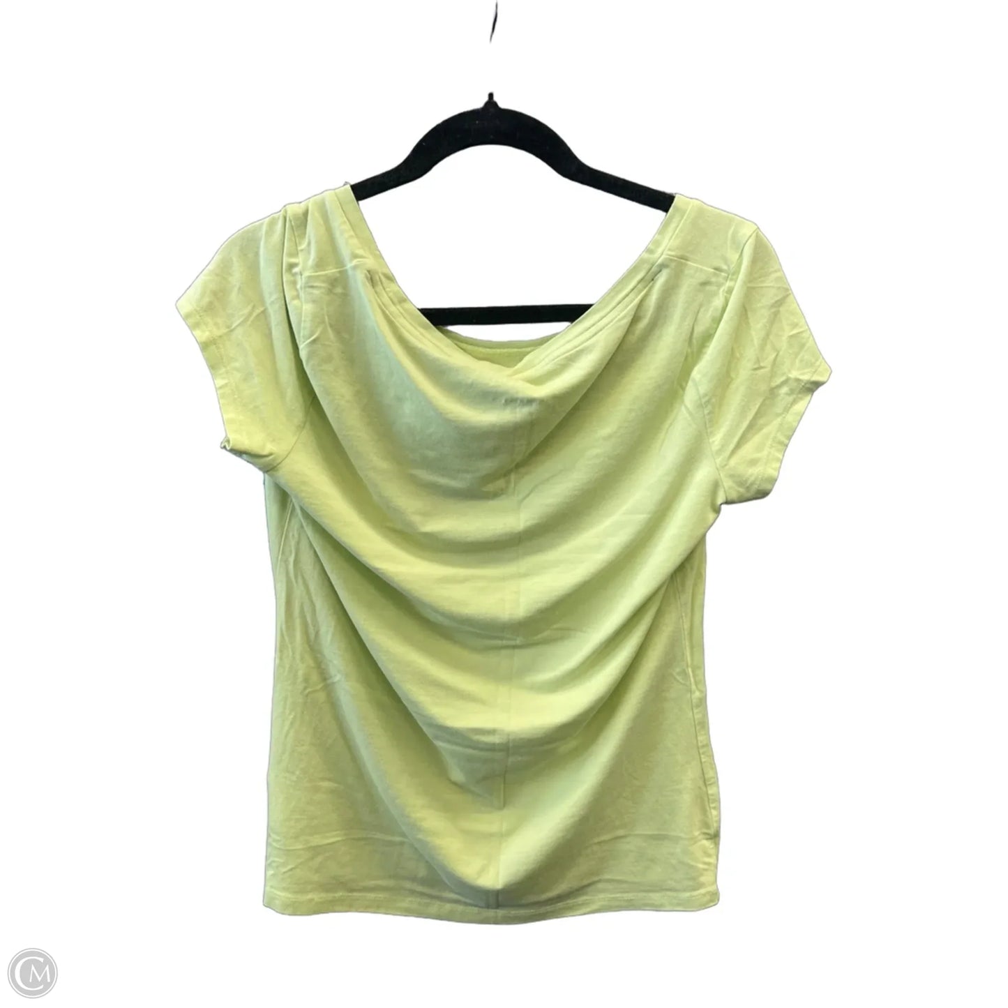Athletic Top Short Sleeve By Liz Claiborne In Green, Size: S