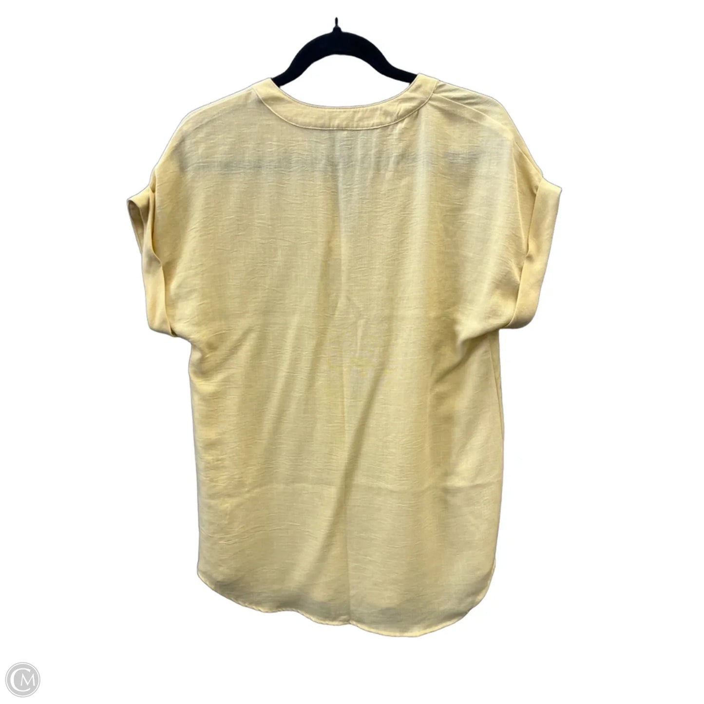 Top Short Sleeve By Rachel Roy In Yellow, Size: M