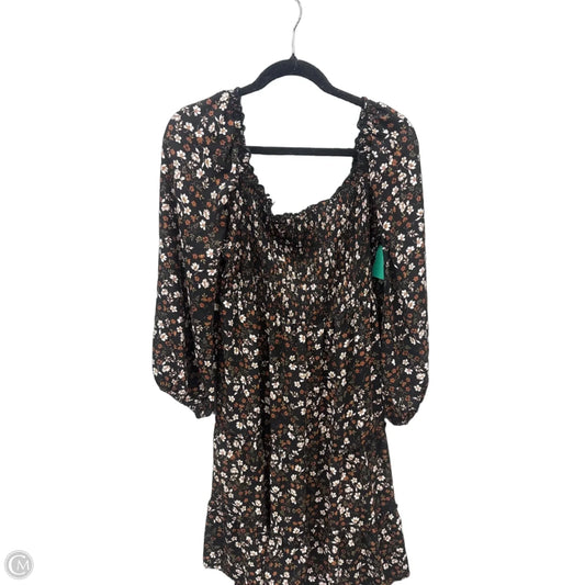 Dress Casual Midi By Auw In Floral Print, Size: Xl
