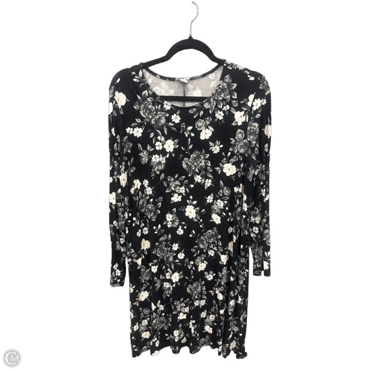 Dress Casual Midi By Old Navy In Black & White, Size: L