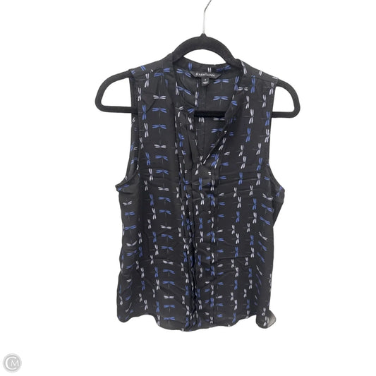 Top Sleeveless By 41 Hawthorn In Black & Blue, Size: S