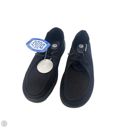 Shoes Flats By Hey Dude In Black, Size: 10