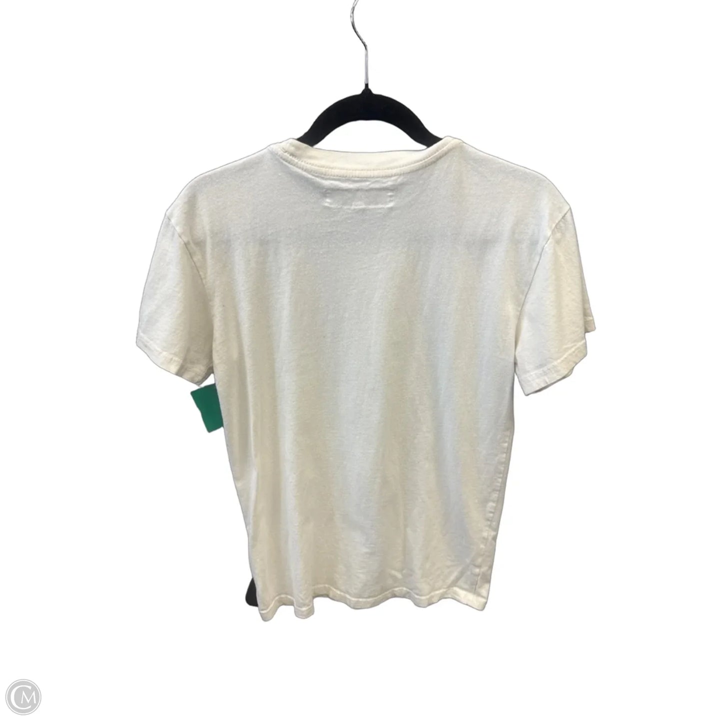 Top Short Sleeve By Pacsun In Cream, Size: S