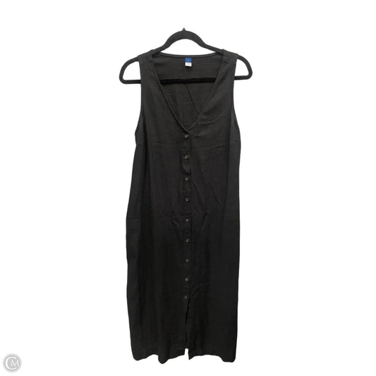 Dress Casual Maxi By Old Navy In Black, Size: L