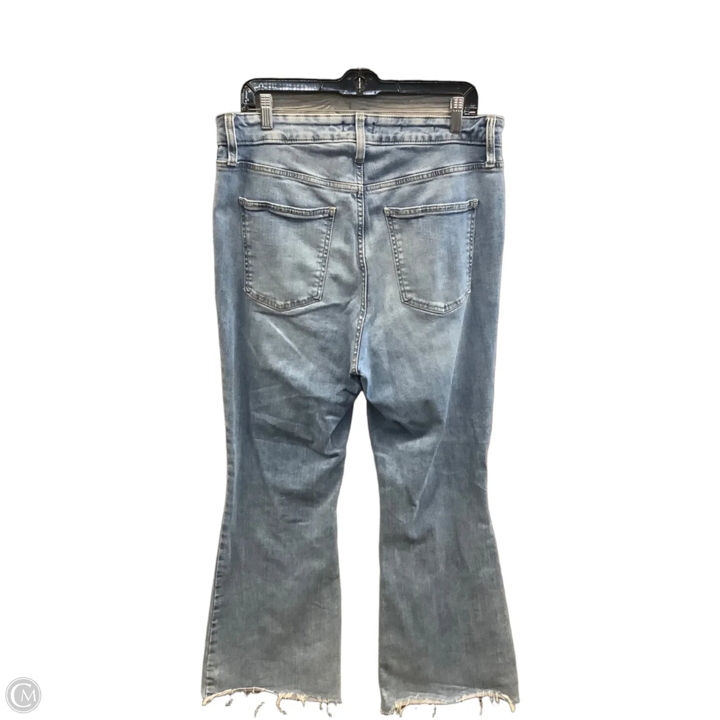 Jeans Flared By Ava & Viv In Blue Denim, Size: 16