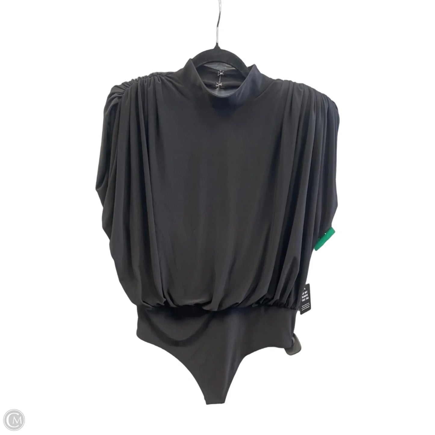 Blouse Short Sleeve By Express In Black, Size: L