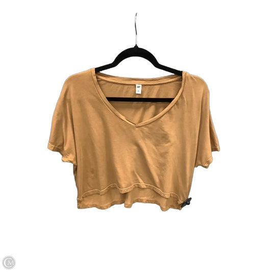 Athletic Top Short Sleeve By Bp In Brown, Size: S