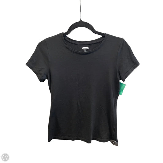 Top Short Sleeve Basic By Old Navy In Black, Size: M