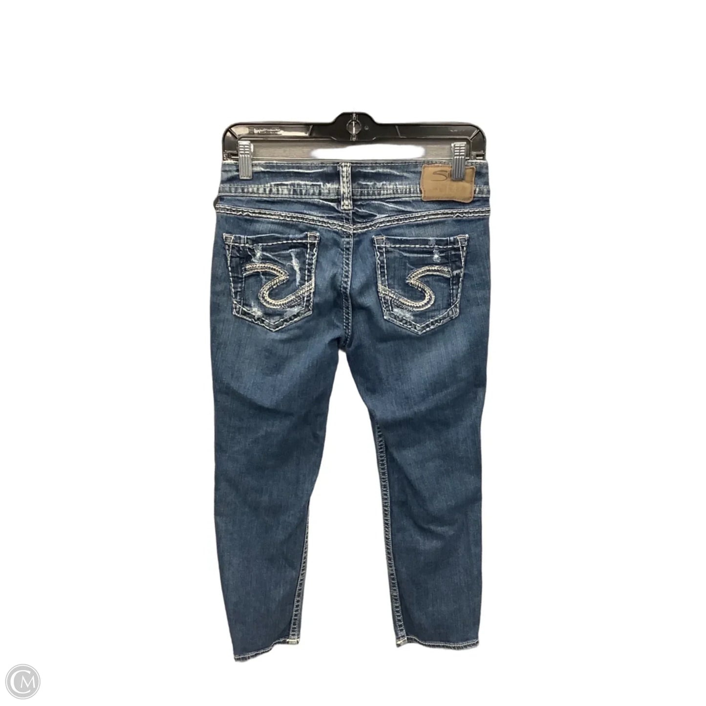 Capris By Silver In Blue Denim, Size: 8