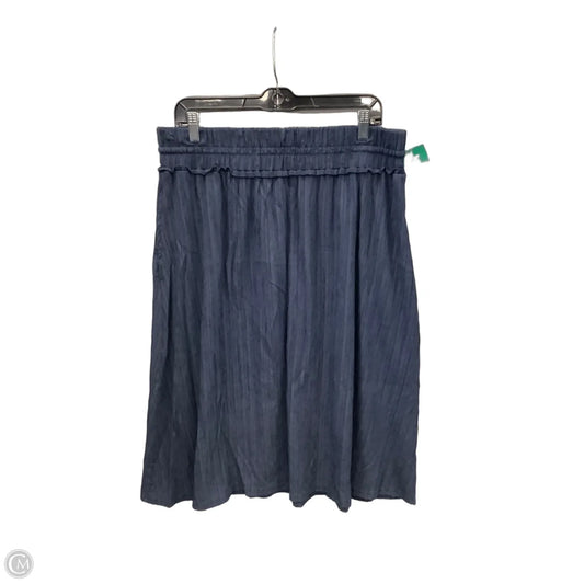 Skirt Midi By Ava James In Navy, Size: 14