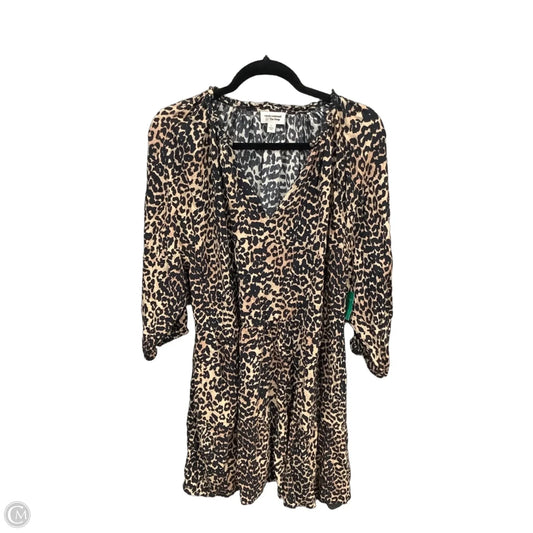 Dress Casual Midi By Clothes Mentor In Animal Print, Size: 2x