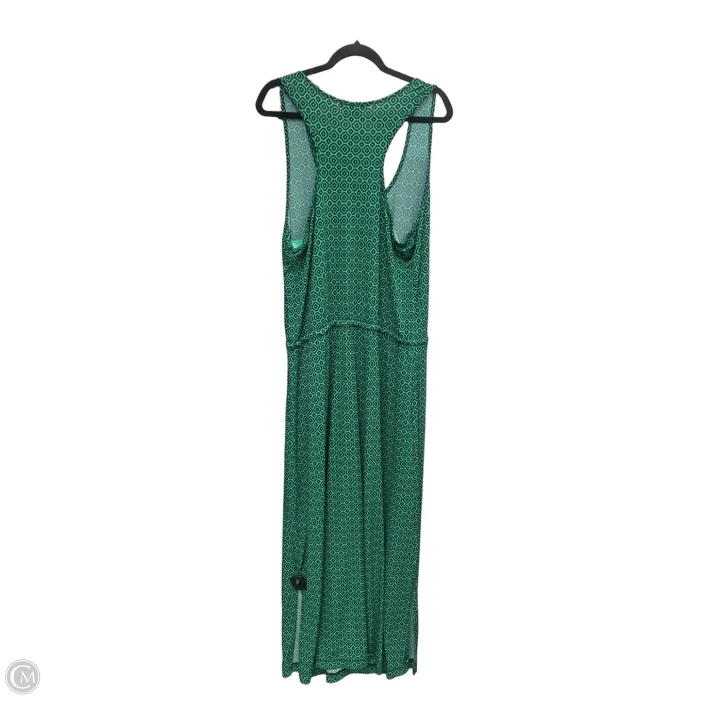 Dress Casual Maxi By Banana Republic In Blue & Green, Size: Xl