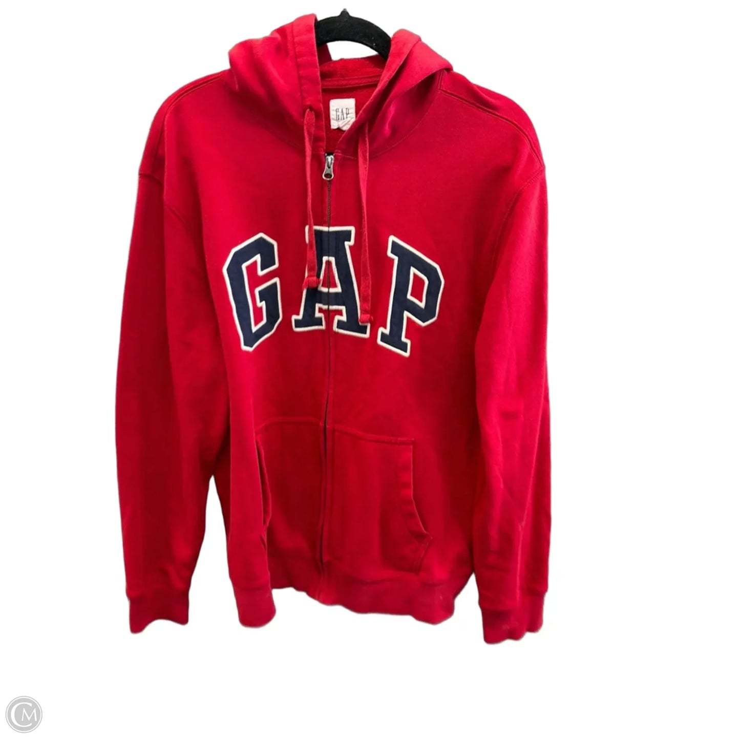 Sweatshirt Hoodie By Gap In Red, Size: L