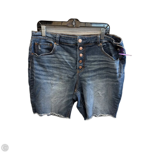 Shorts By Time And Tru In Blue Denim, Size: 18