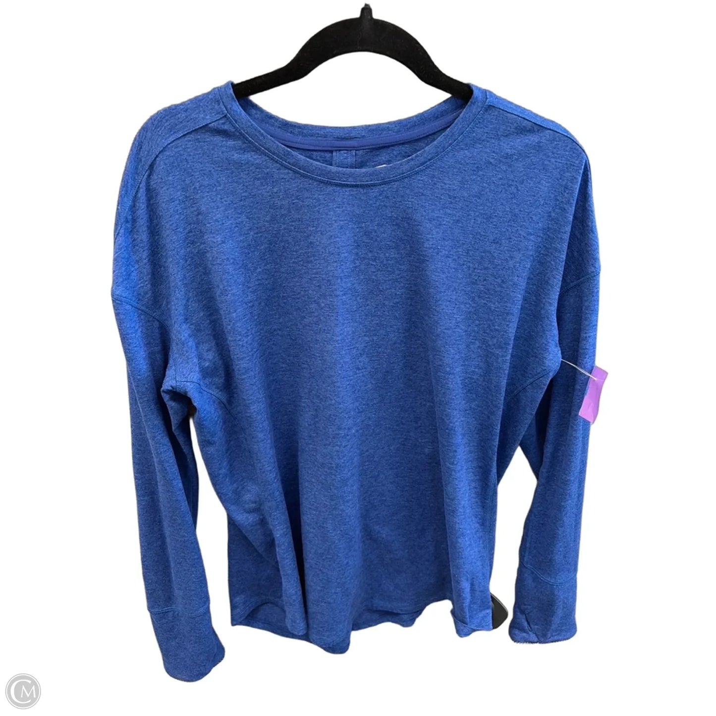 Athletic Top Long Sleeve Crewneck By Avia In Blue, Size: Xxl