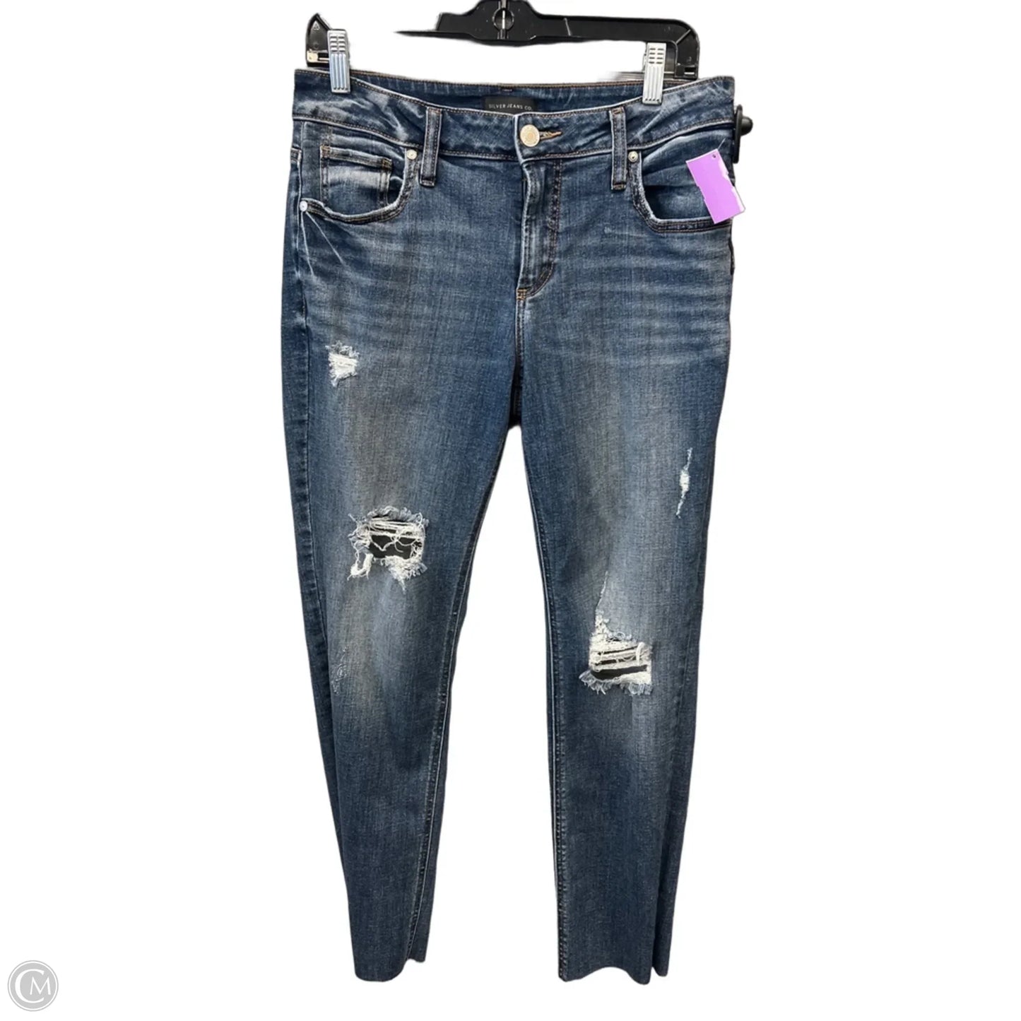 Jeans Skinny By Clothes Mentor In Blue Denim, Size: 8