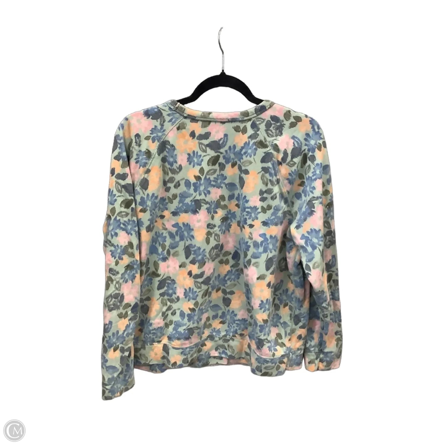 Top Long Sleeve By Sonoma In Floral Print, Size: Xxl