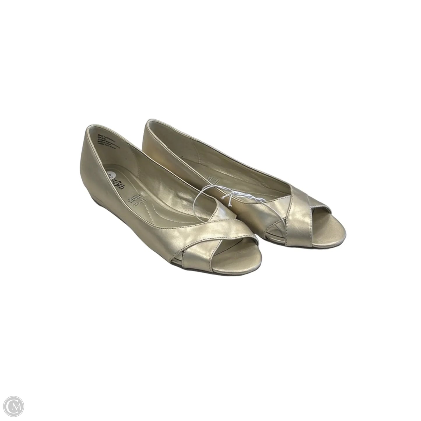 Shoes Flats By East 5th In Gold, Size: 9