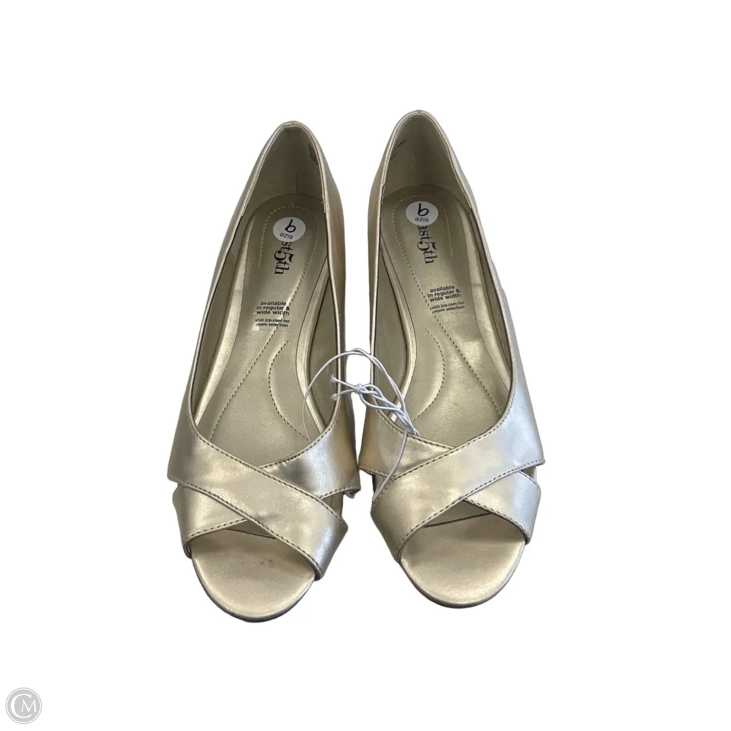 Shoes Flats By East 5th In Gold, Size: 9