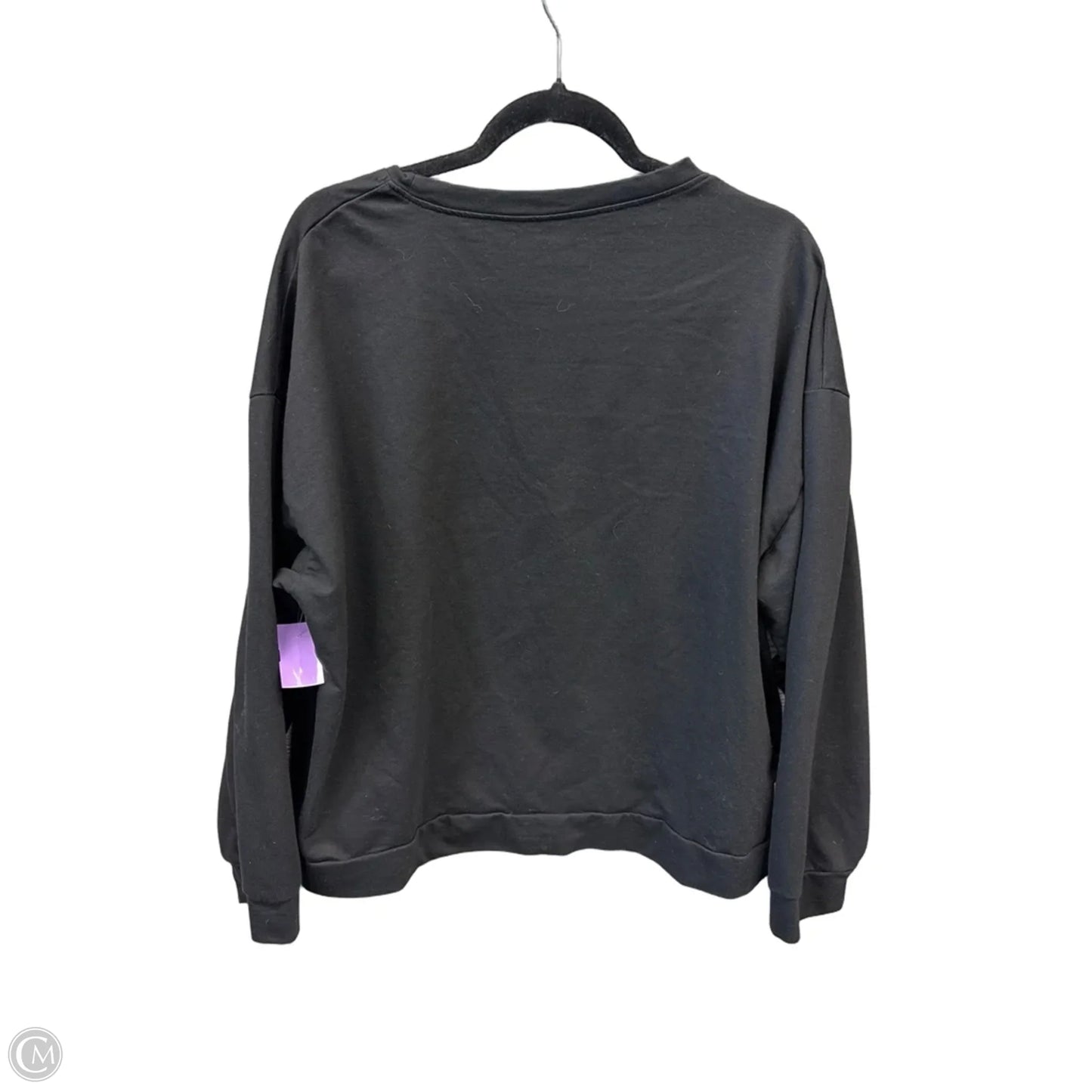 Top Long Sleeve By Shein In Black, Size: 1x