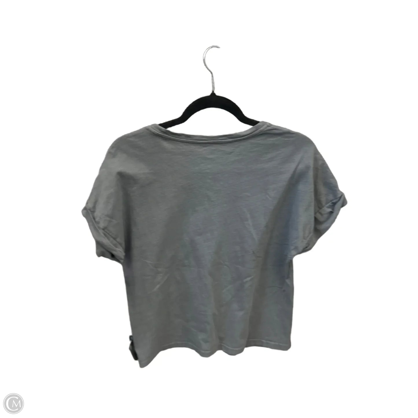 Top Short Sleeve Basic By Gap In Grey, Size: S