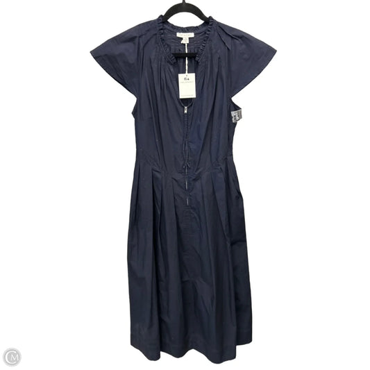 Dress Casual Midi By Free Assembly In Navy, Size: M