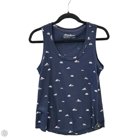 Top Sleeveless By Eddie Bauer In Navy, Size: S