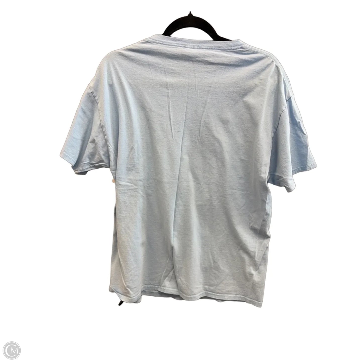 Top Short Sleeve By Fruit Of The Loom In Blue, Size: L